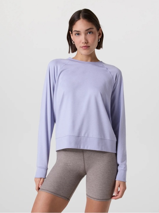 Vuori Lavender Long Sleeve Halo Crew - Picture 4 of 4